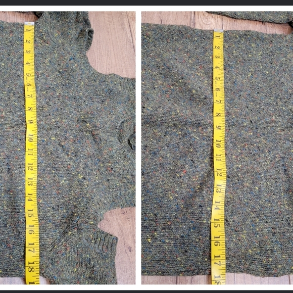 REBECCA MINKOFF Cold Shoulder sweater wool & alpaca crewneck women's S in green - Picture 8 of 12